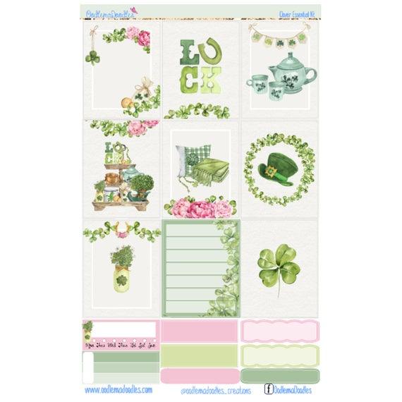 Clover Essential Planner Sticker Kit - oodlemadoodles