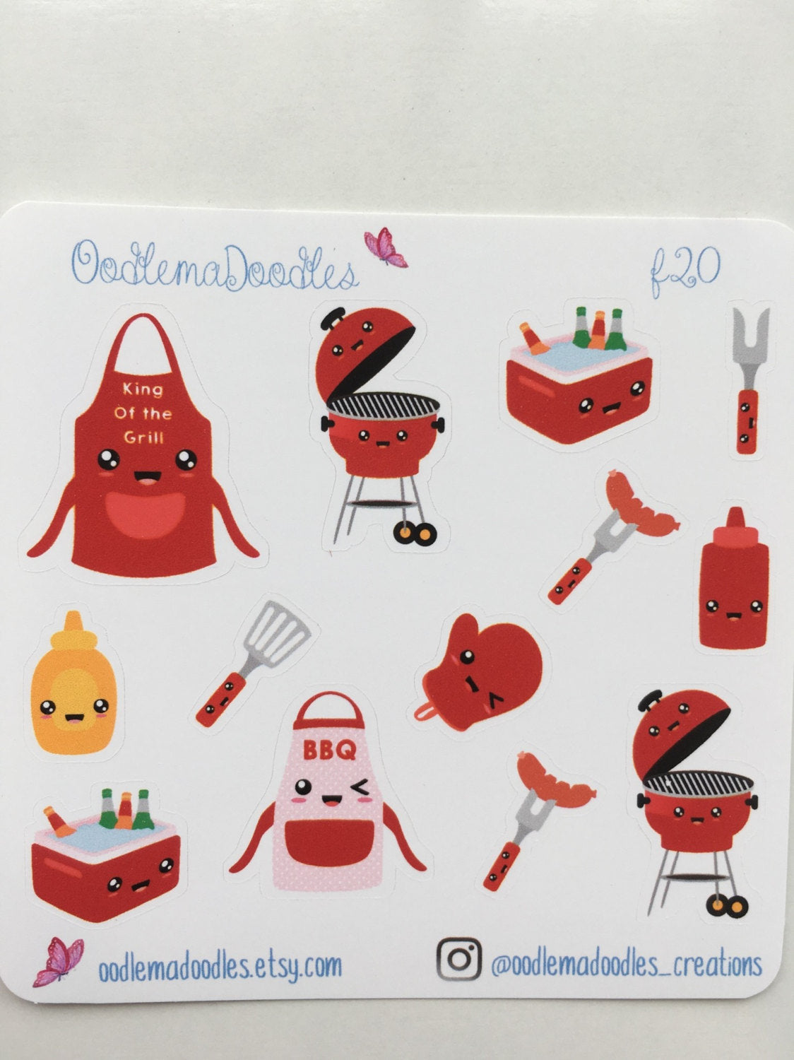 Garden BBQ Stickers : F20