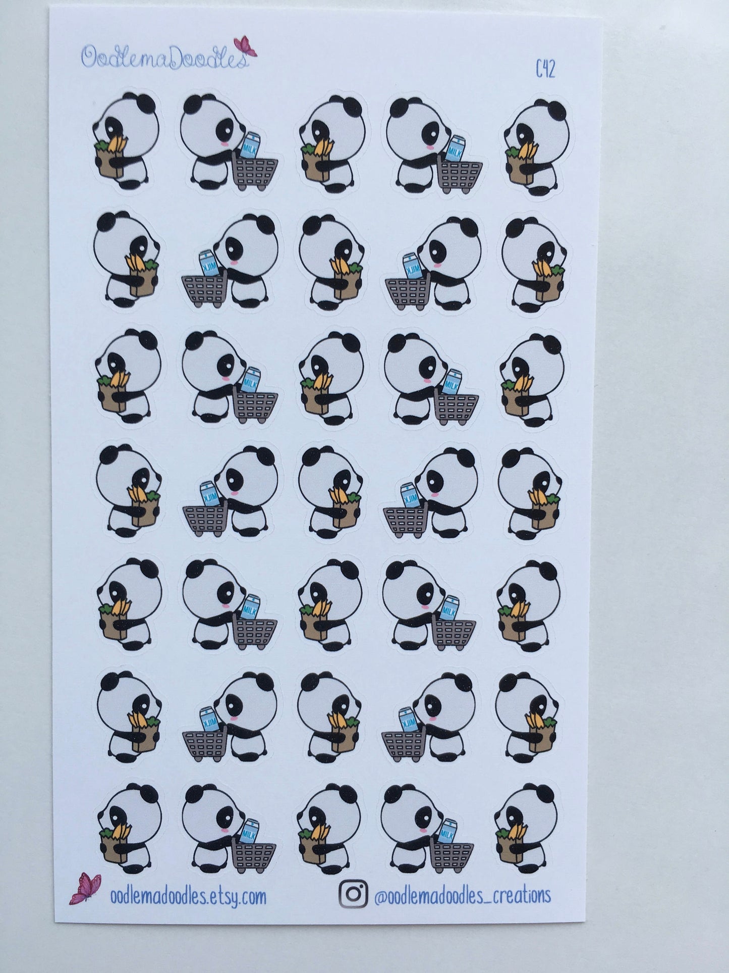 Kawaii Panda Grocery