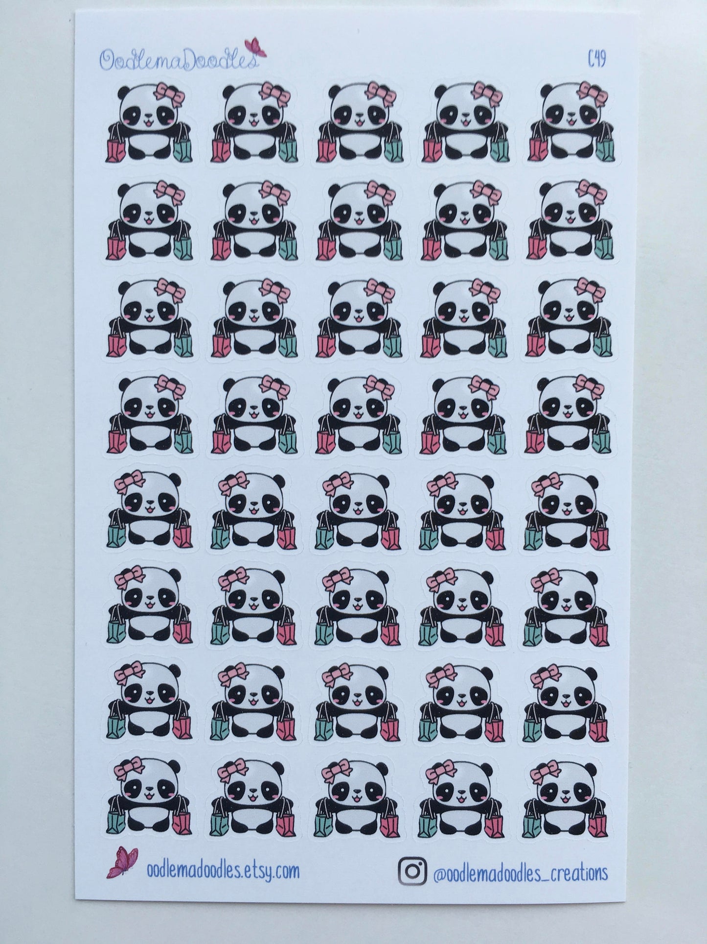 Kawaii Panda Shopping Day