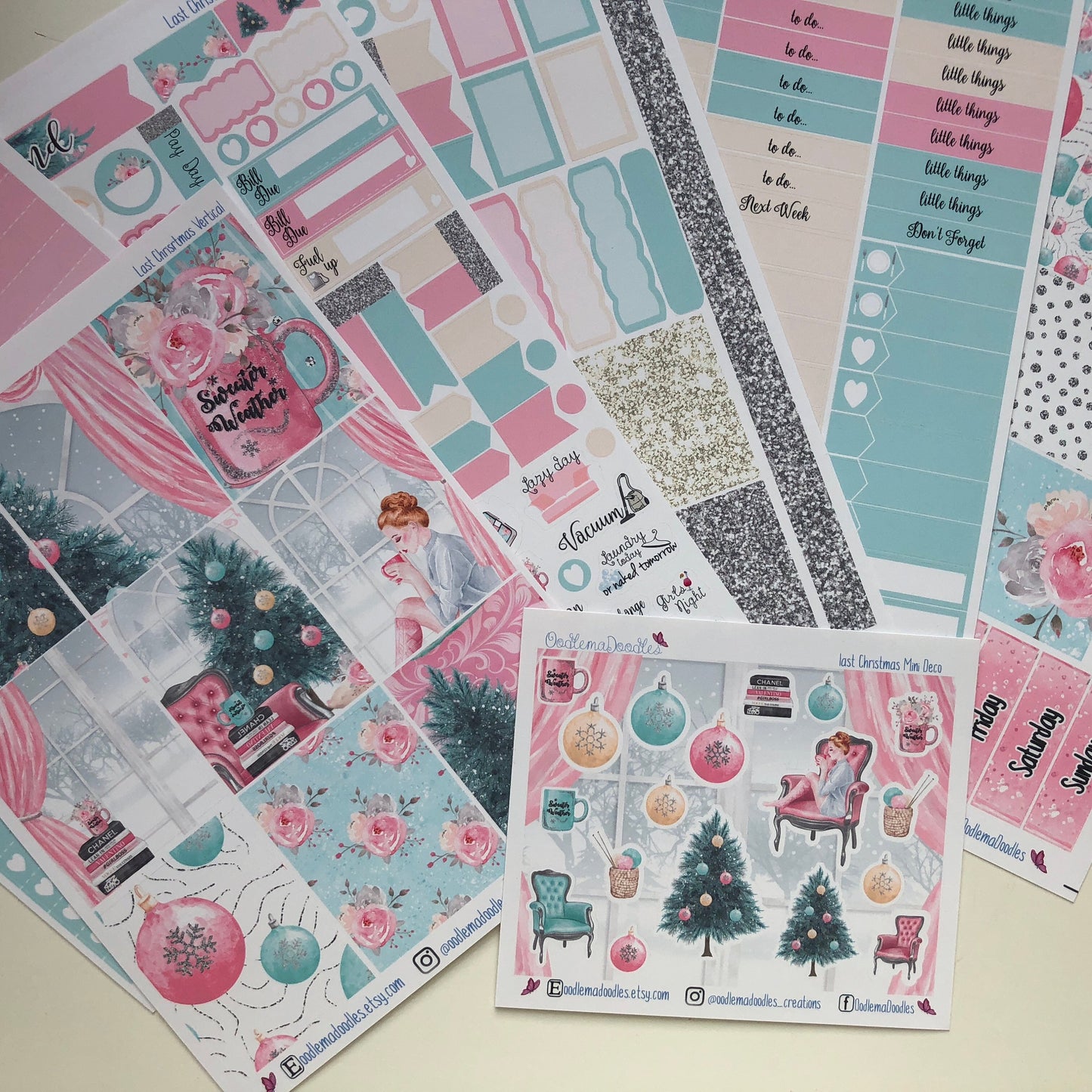 Last Christmas Decorative Stickers