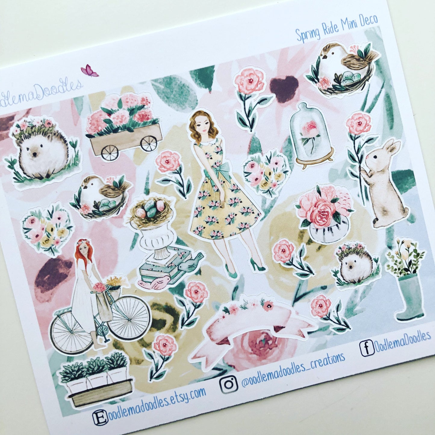 Spring Ride Decorative Stickers