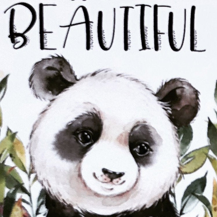 Panda Life Quote Stickers
