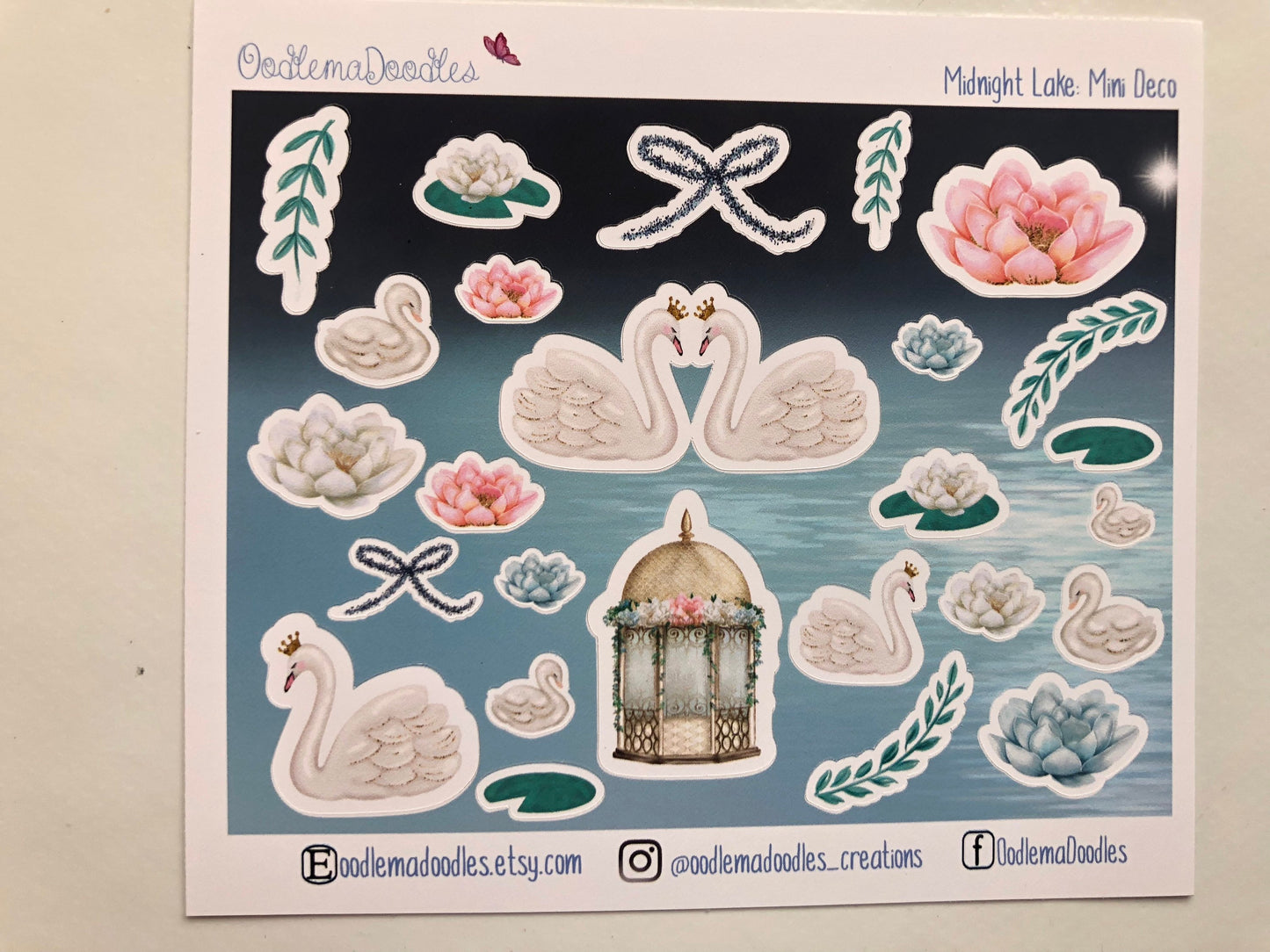 Midnight Lake : Decorative Stickers