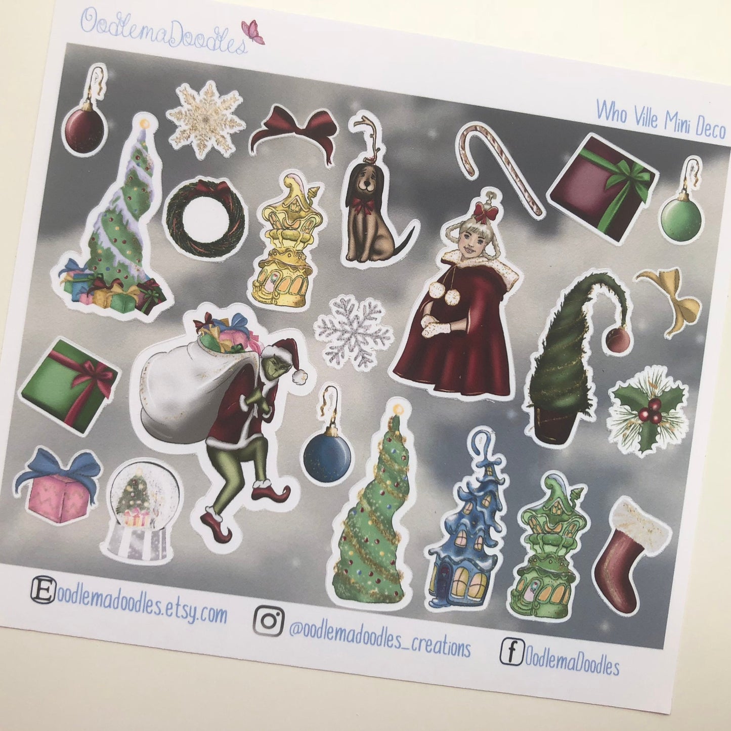 Whoville Mini Decorative Stickers