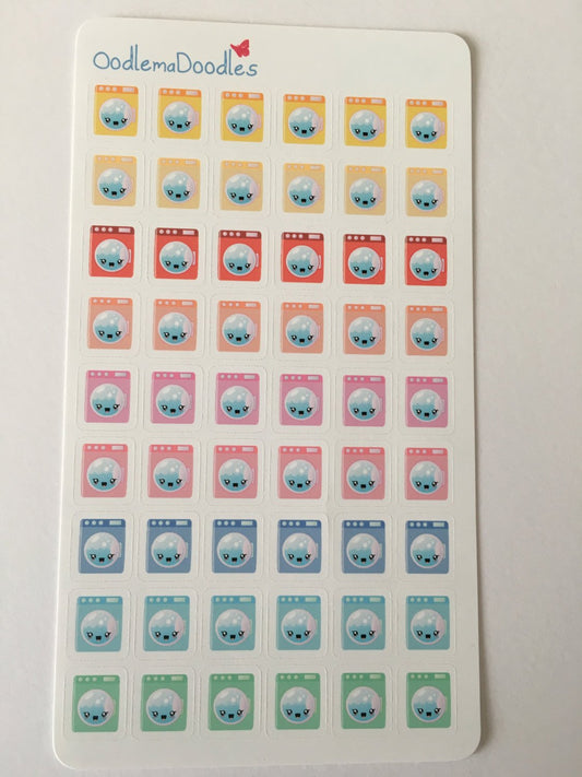 Kawaii Laundry Stickers :F18