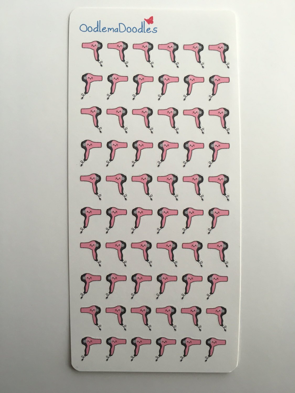 Kawaii Hair Dryer Stickers : D33