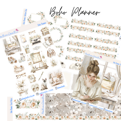 Boho Planner Addon & Extra Washi Options