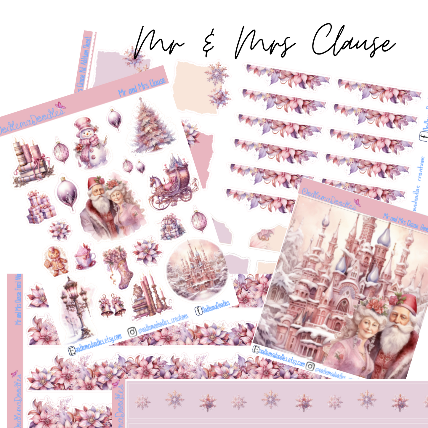 Mr and Mrs Clause Addon & Extra Washi Options