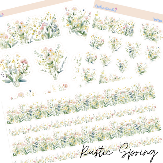 Rustic Spring Addon & Extra Washi Options