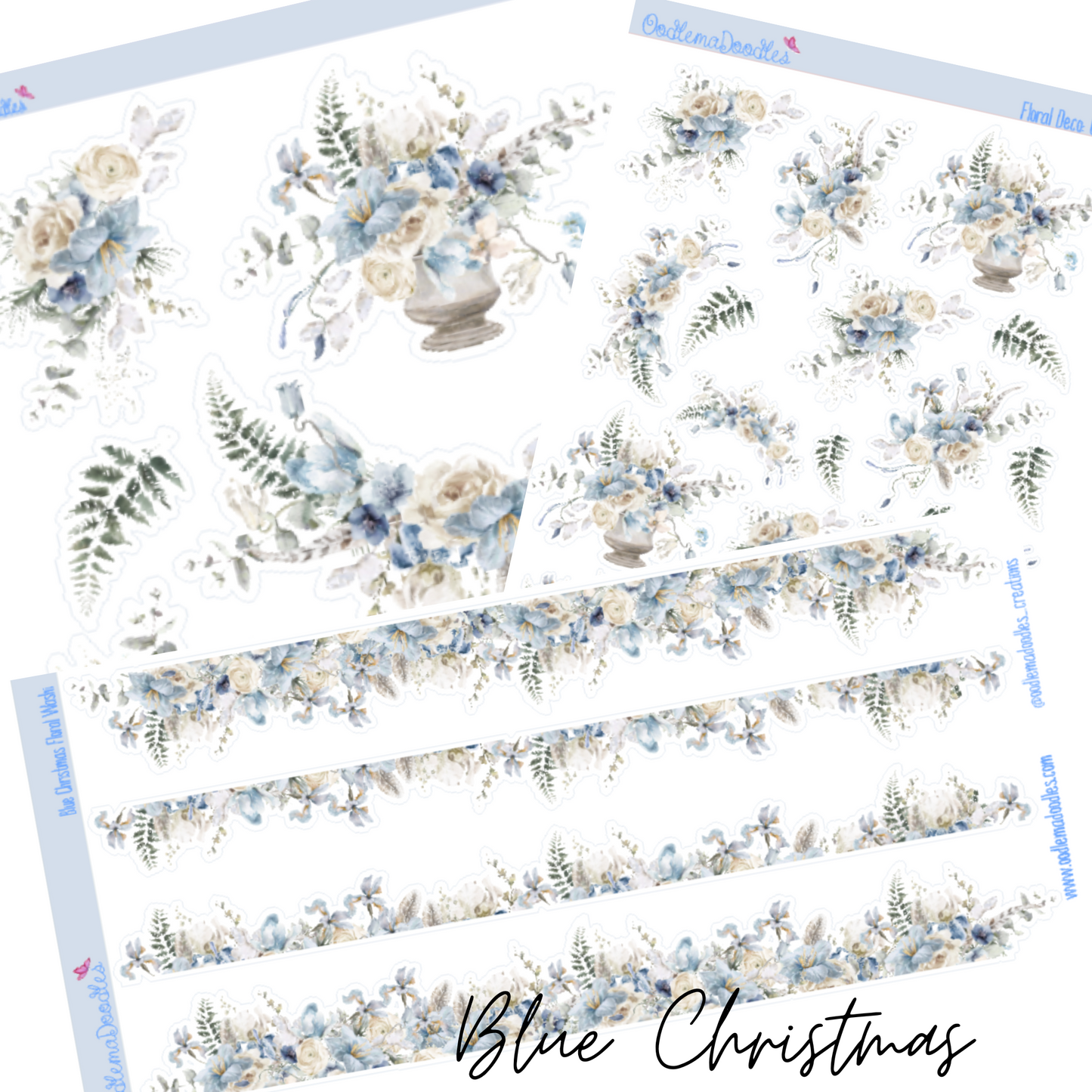 Blue Christmas Addon & Extra Washi Options