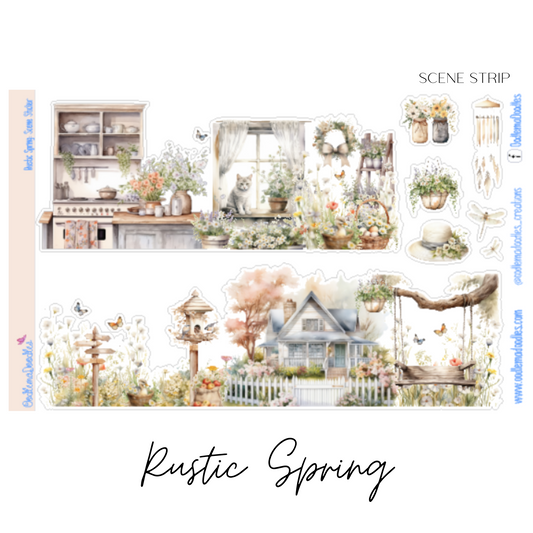 Spring Joy Scene Strip Washi