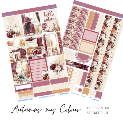 Autumn is my Colour Essential Planner Sticker Kit