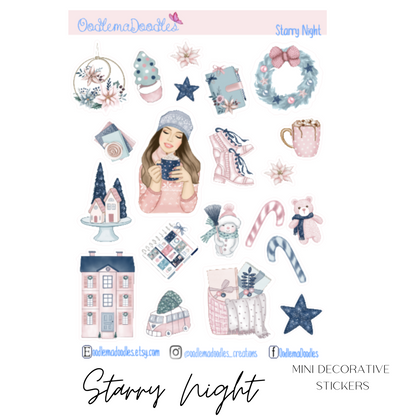 Starry Night Mini Decorative Stickers