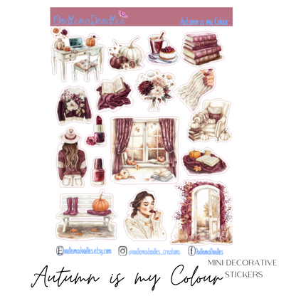 Autumn is my Colour Mini Decorative Stickers