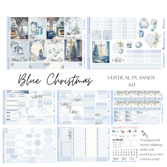 Blue Christmas Vertical Weekly
