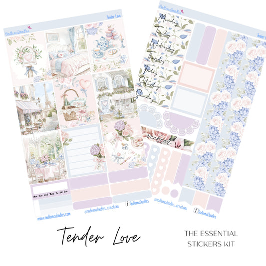 Tender Love Essential Planner Sticker Kit