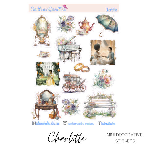 Charlotte Mini Decorative Stickers