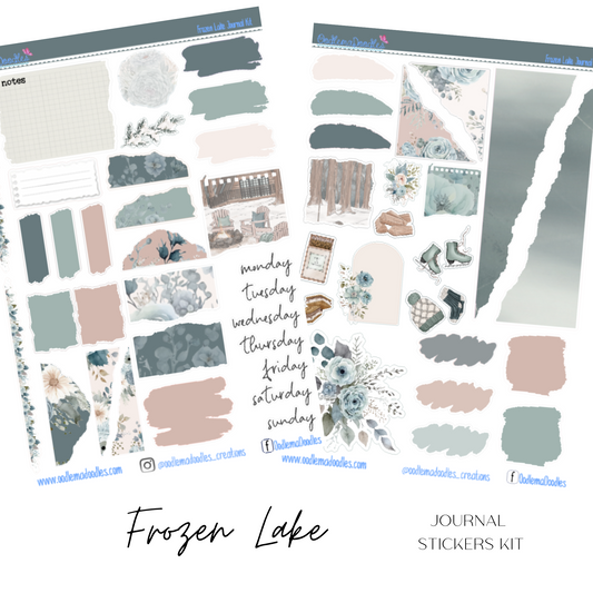 Frozen Lake Journal Set