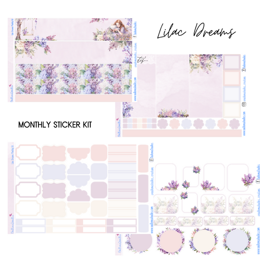 Lilac Dreams Monthly View