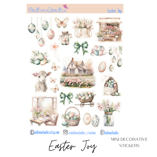 Easter Joy Mini Decorative Stickers