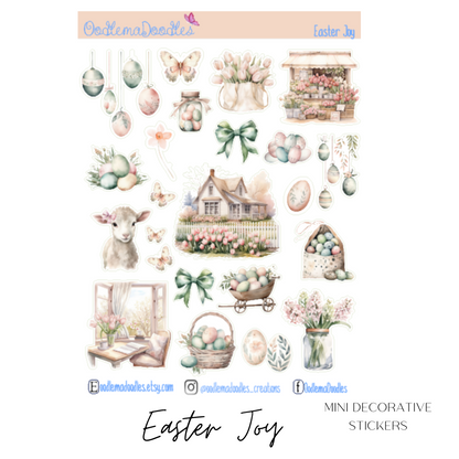 Easter Joy Mini Decorative Stickers