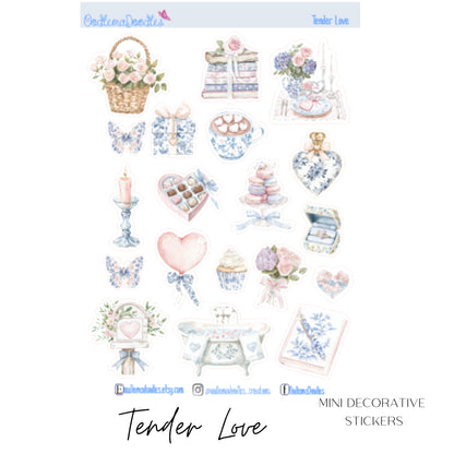 Tender Love Mini Decorative Stickers