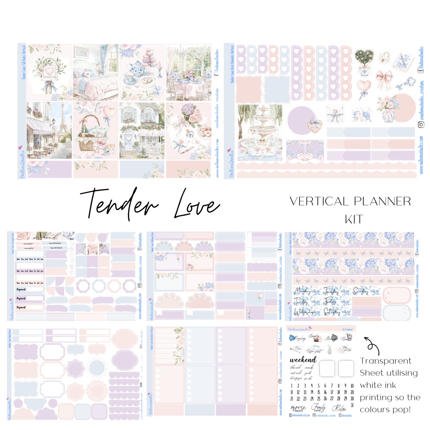 Tender Love Vertical Weekly