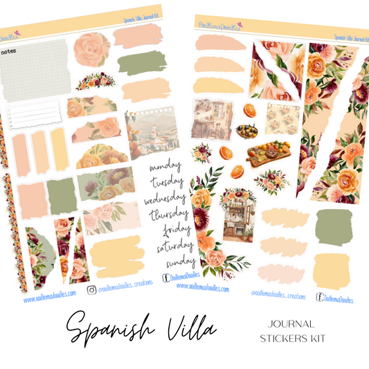 Spanish Villa Journal Set