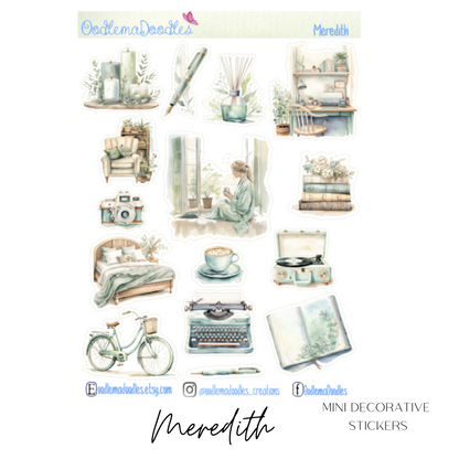 Meredith Mini Decorative Stickers