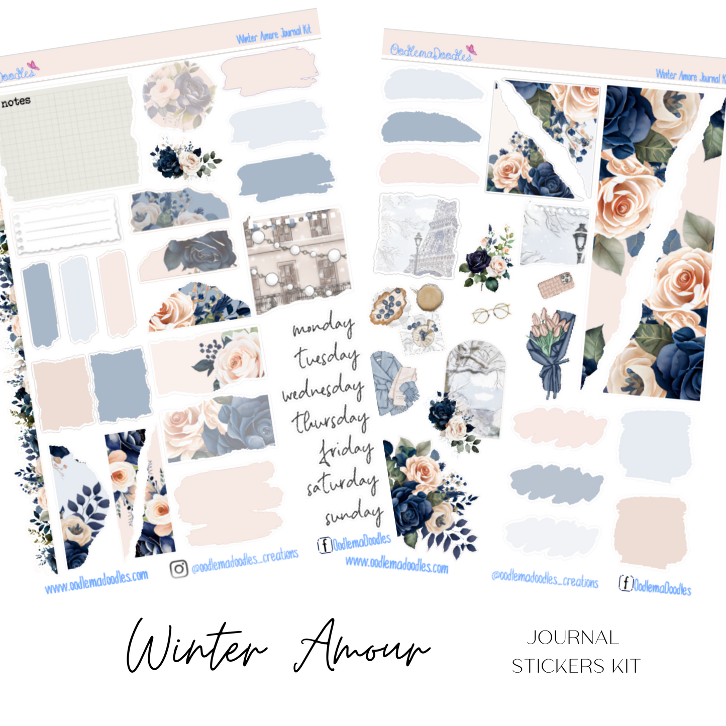 Winter Amour Journal Set