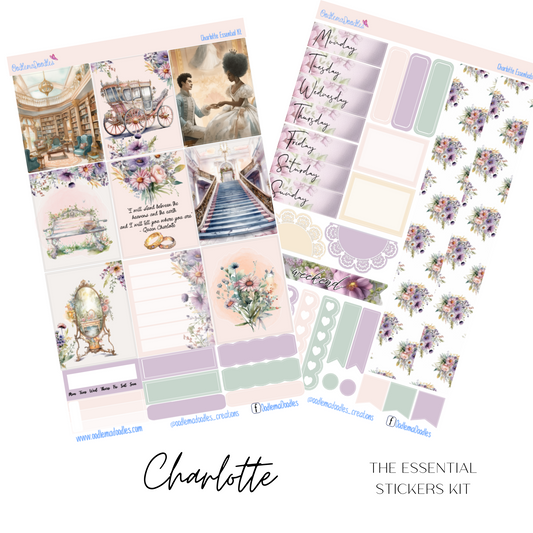 Charlotte Essential Planner Sticker Kit
