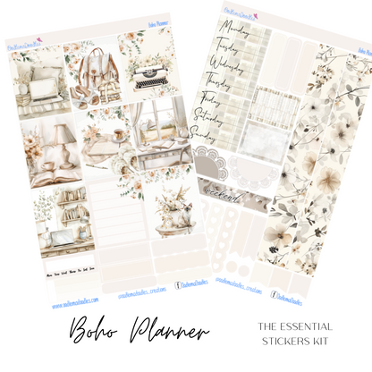 Boho Planner Essential Planner Sticker Kit