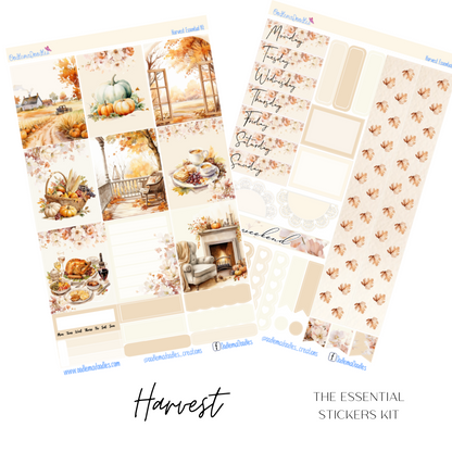 Harvest Essential Planner Sticker Kit