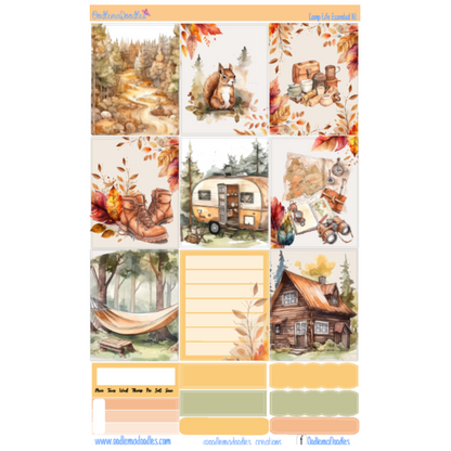 Camp Life Essential Planner Sticker Kit