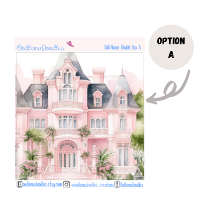 Dolls House Decorative Double Box Sticker