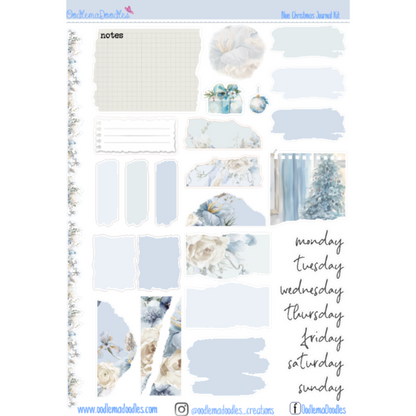 Blue Christmas Journal Set