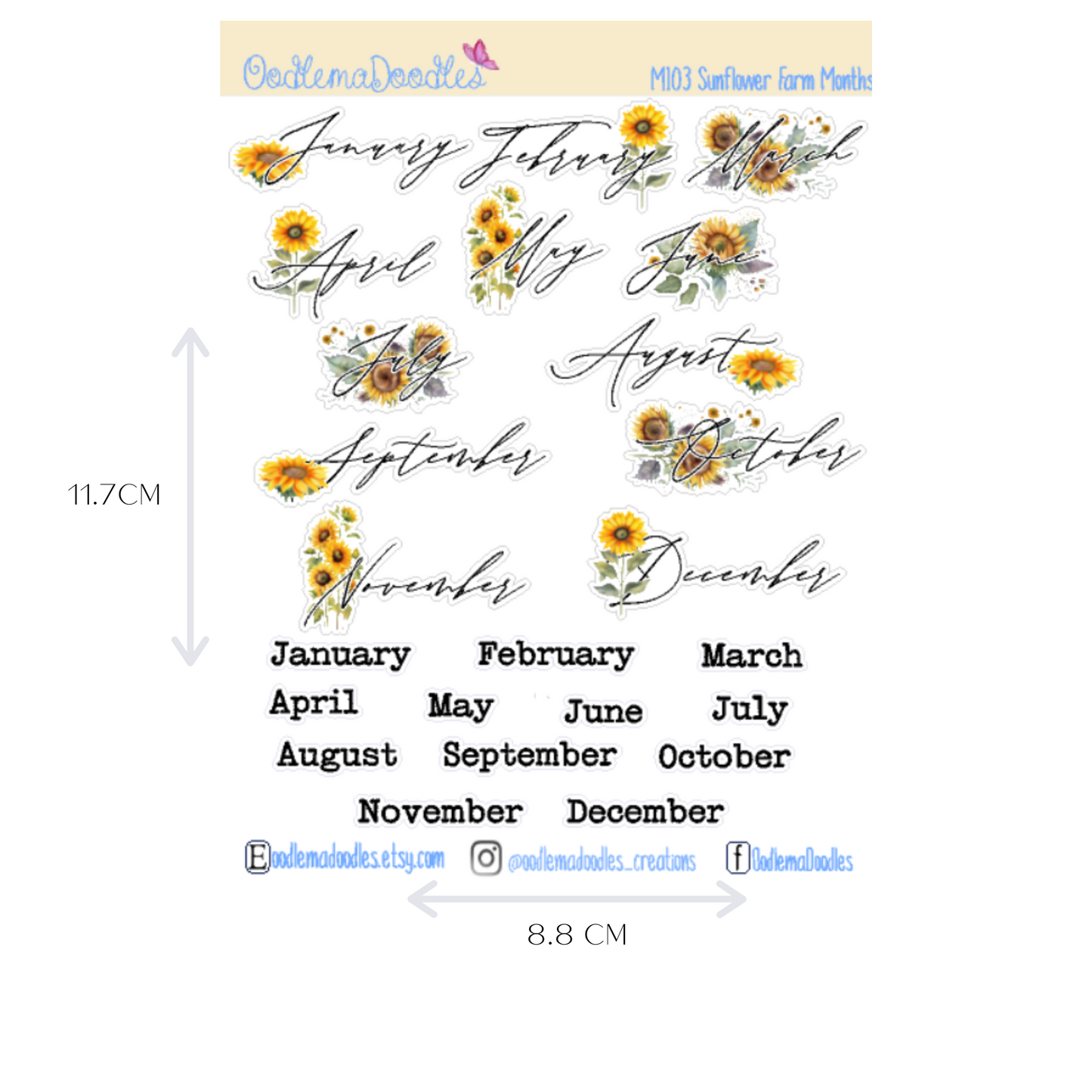 Sunflower Farm Journaling Addons