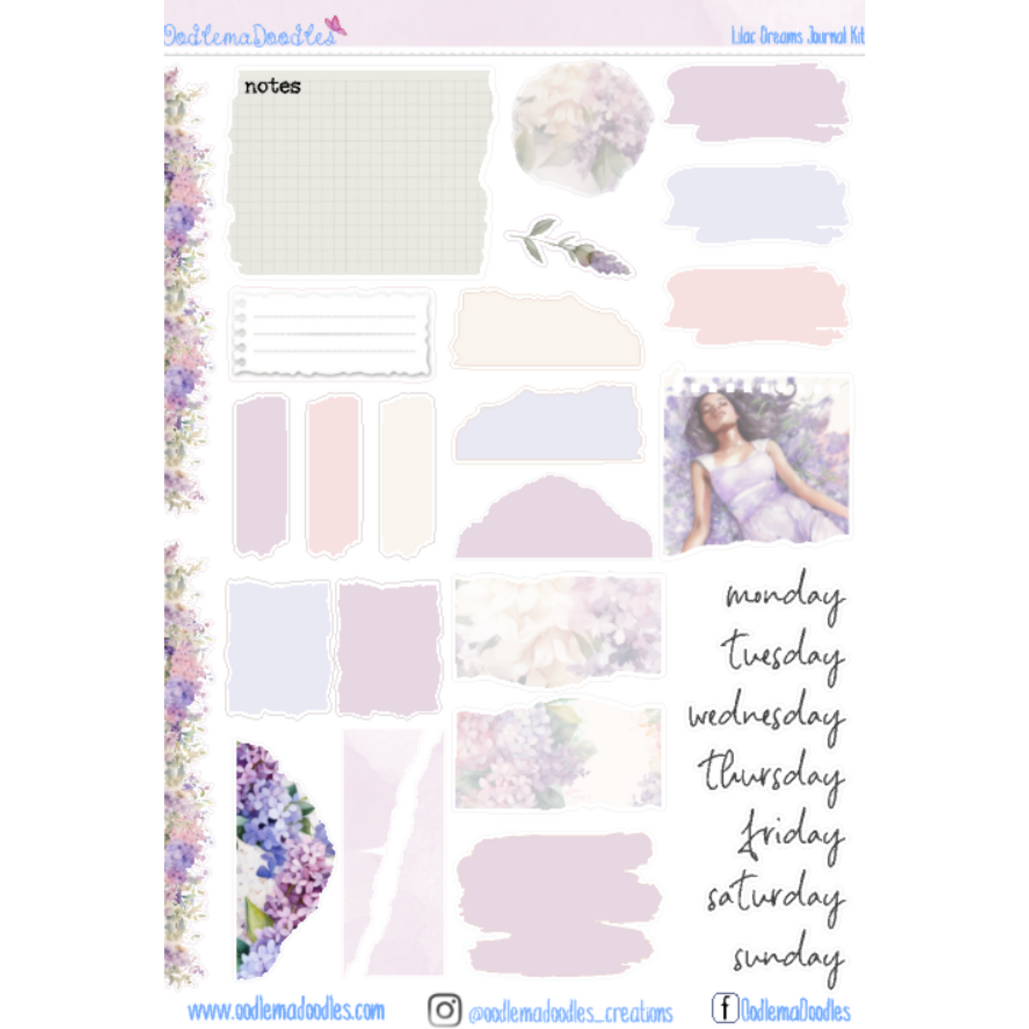 Lilac Dreams Journal Set