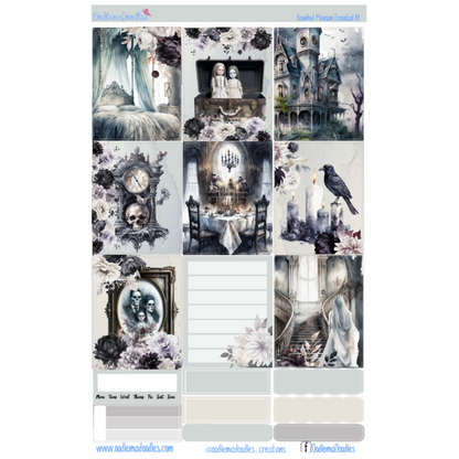 Haunted Mansion Essential Planner Sticker Kit