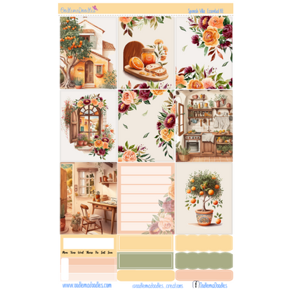 Spanish Villa Essential Planner Sticker Kit