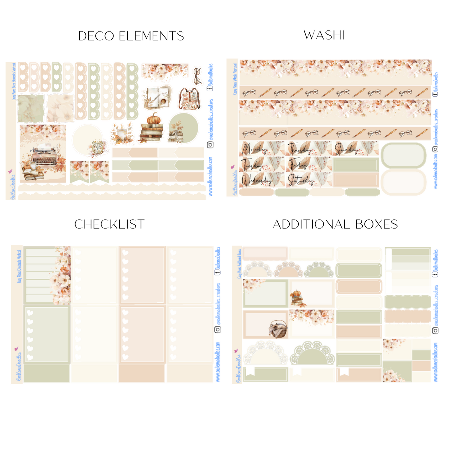 Cozy Plans Vertical Weekly