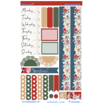 Christmas Market Essential Planner Sticker Kit