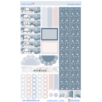 Night Reading Essential Planner Sticker Kit