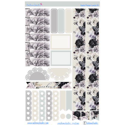 Haunted Mansion Essential Planner Sticker Kit