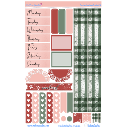 Christmas Countdown Essential Planner Sticker Kit