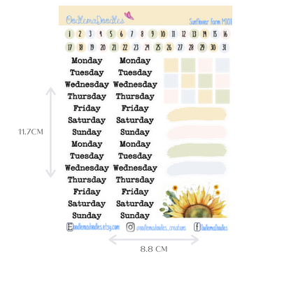 Sunflower Farm Journaling Addons