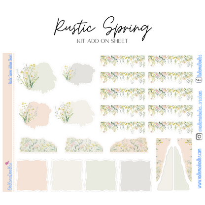 Rustic Spring Addon & Extra Washi Options