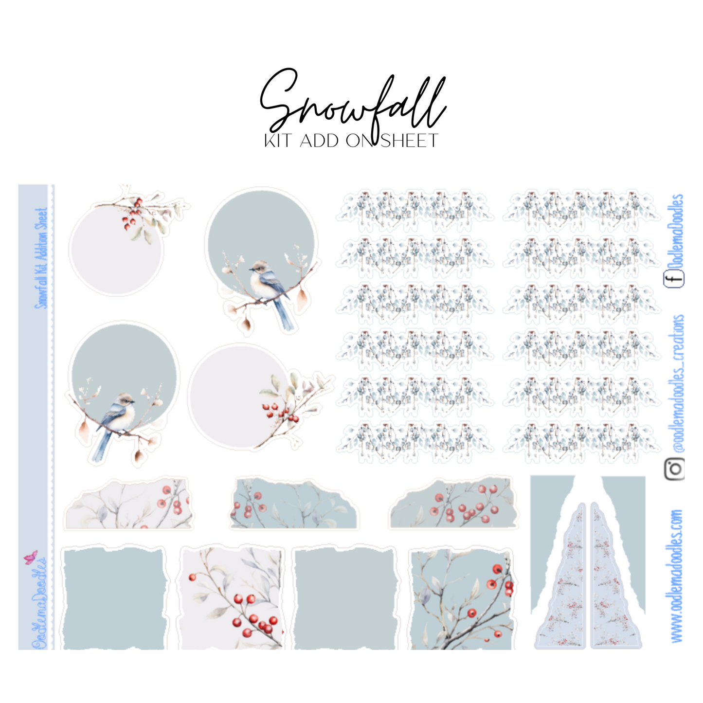 Snowfall Addon & Extra Washi Options