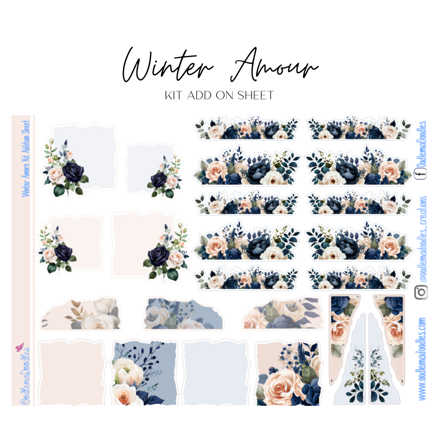 Winter Amour Addon & Extra Washi Options